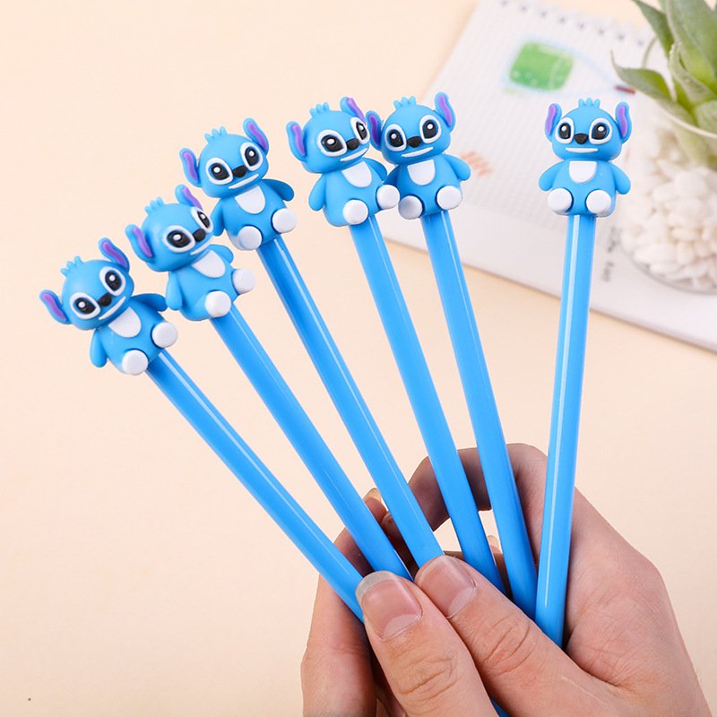 School Stationery 0.5mm pen, Cute stitch ballpoint pen, Anime 0.5mm ballpoint pen