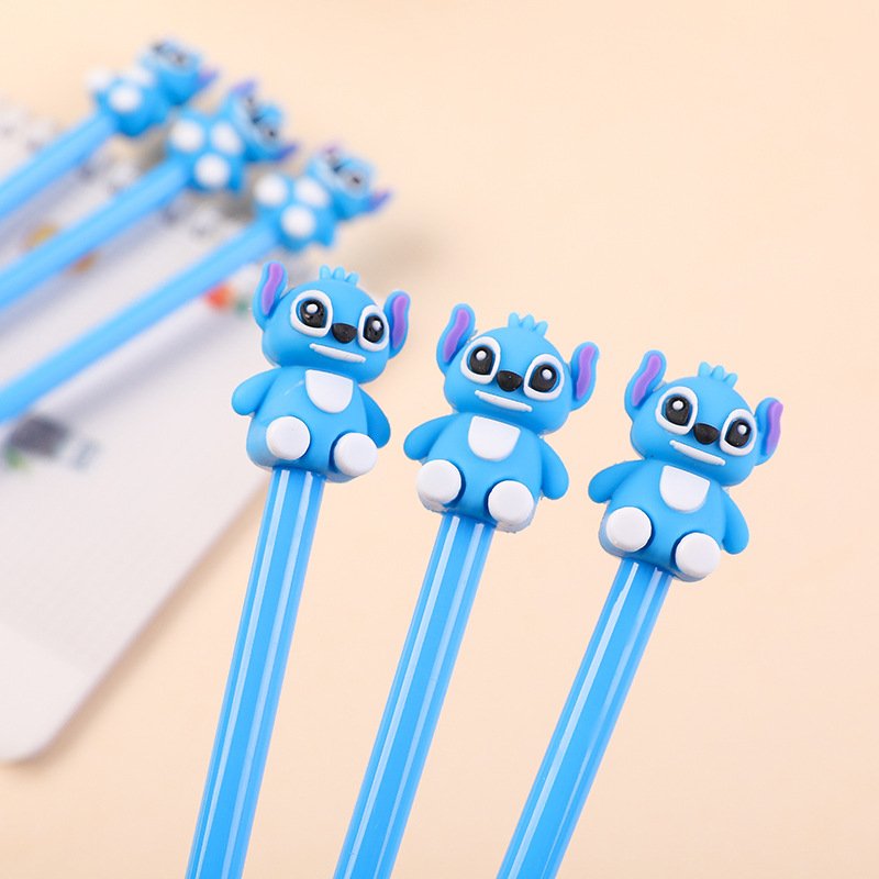 School Stationery 0.5mm pen, Cute stitch ballpoint pen, Anime 0.5mm ballpoint pen