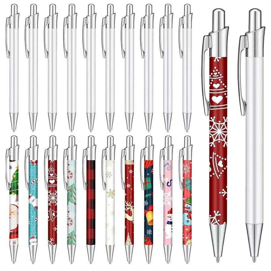 Sublimation Custom Gel Pens Black Ink 0.5mm Fine Point for Office School Home Supplies Blue Black