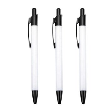 Sublimation Custom Gel Pens Black Ink 0.5mm Fine Point for Office School Home Supplies Blue Black