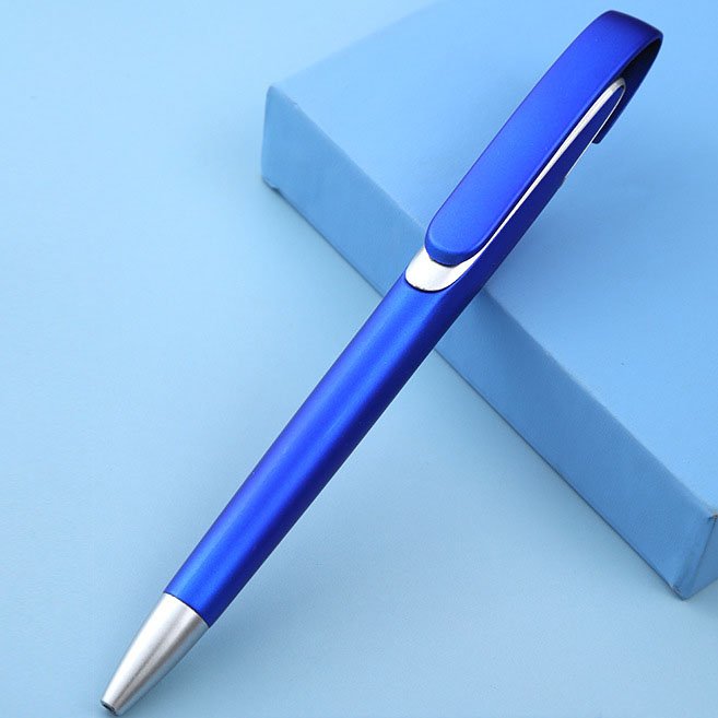 Promotion Cheap Plastic Advertising Ballpoint Pen Multi-Color Wholesale 1.0MM Black Ink Blue Ink Ballpoint Pen Custom Logo