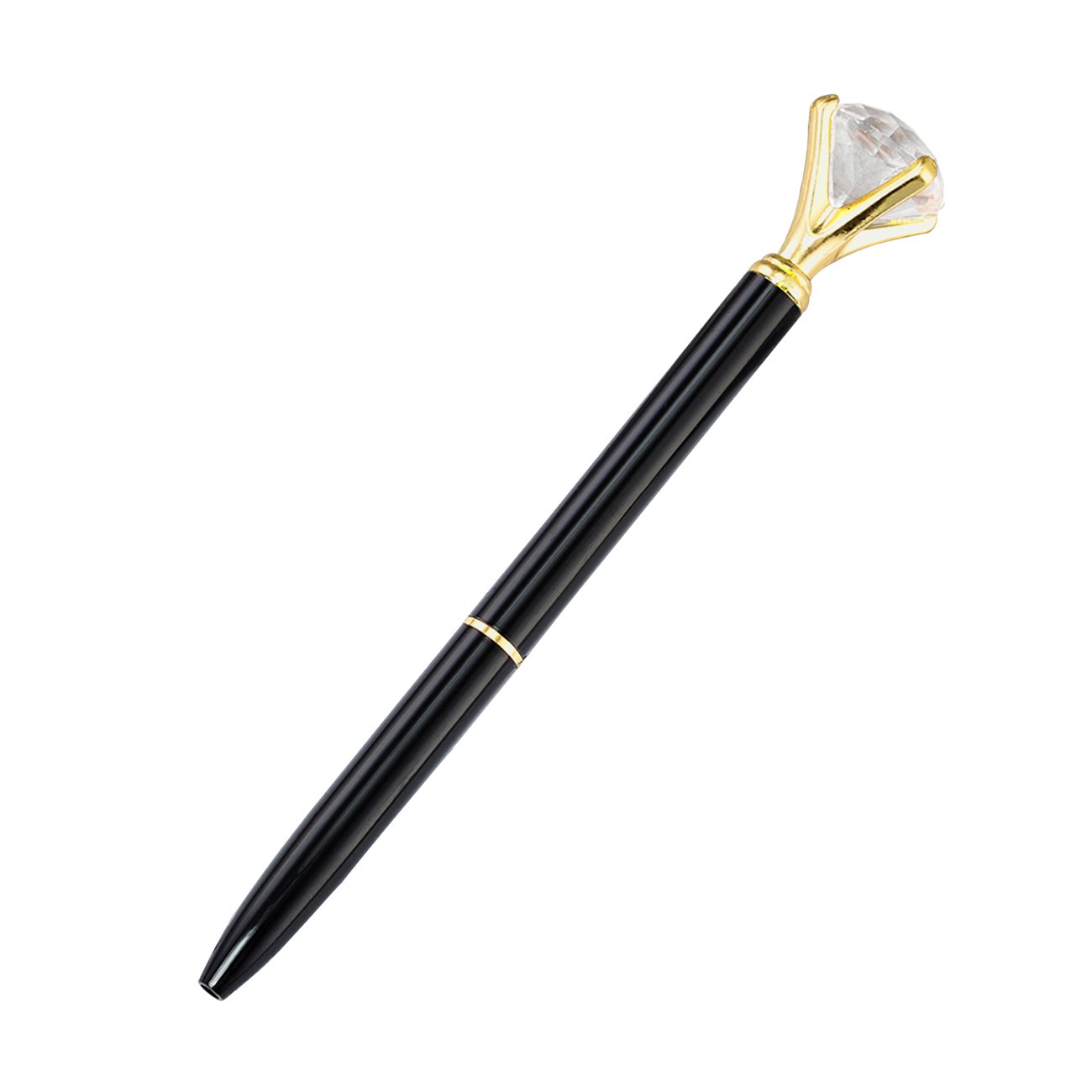 New big diamond metal ballpoint pen gift diamond ballpoint pen crystal pen with LOGO