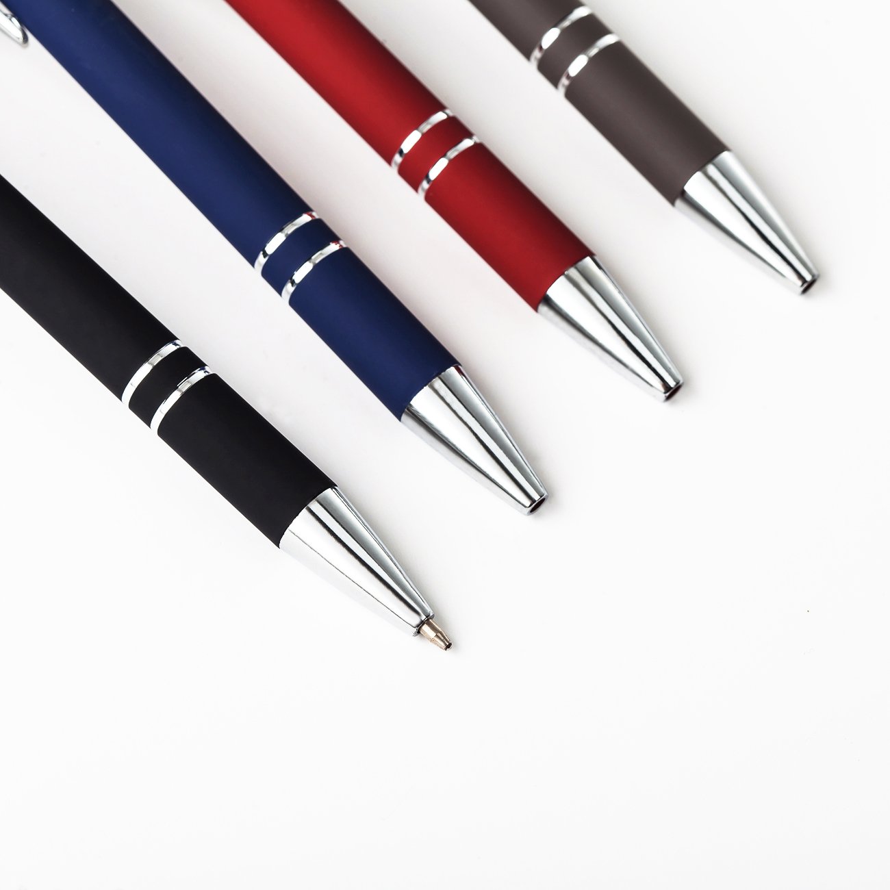Custom logo Personalized Advertising Cheap Gift Metal Aluminum ballpoint Pen With Stylus