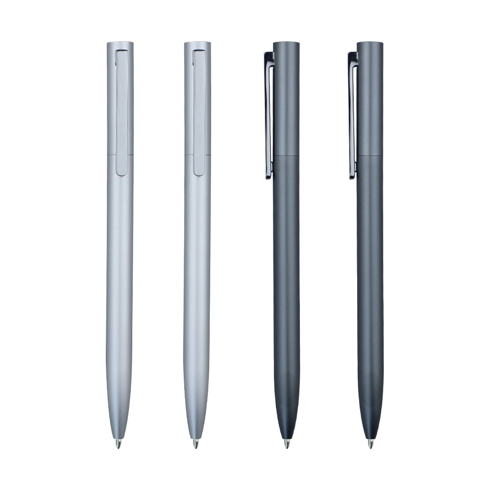 Simple Design Pen Luxury Silver Metal Pen For Business Meeting