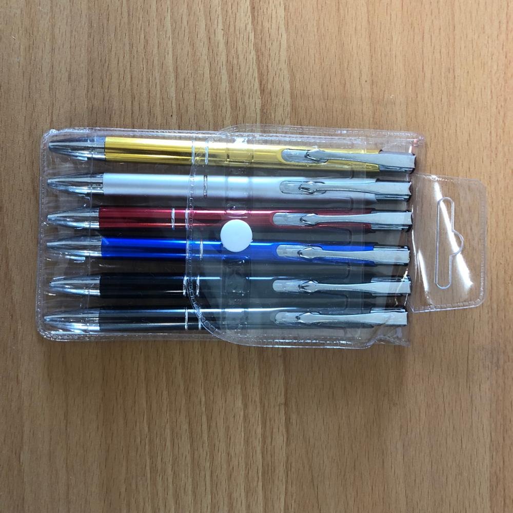 Laser engrave your logo M-001 Popular Promotional Aluminum Metal Ballpoint Pen for Business Office School
