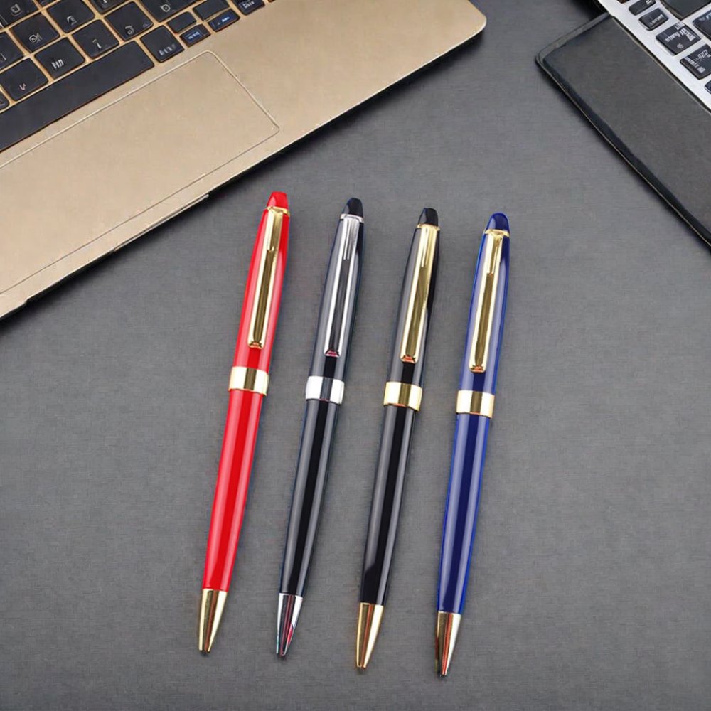 High Quality Customizable Logo Sports Metal Ballpoint Pen 1.0mm Writing Width Factory Wholesale for Advertising Promotions