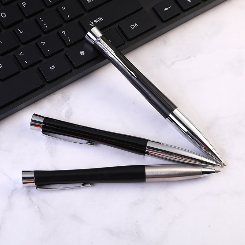 Advertising Writing Heavy Luxury Logo Customized Metal Pen With Logo