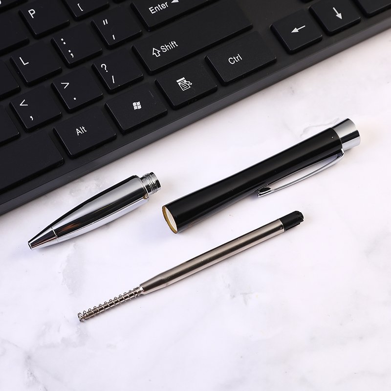 Advertising Writing Heavy Luxury Logo Customized Metal Pen With Logo