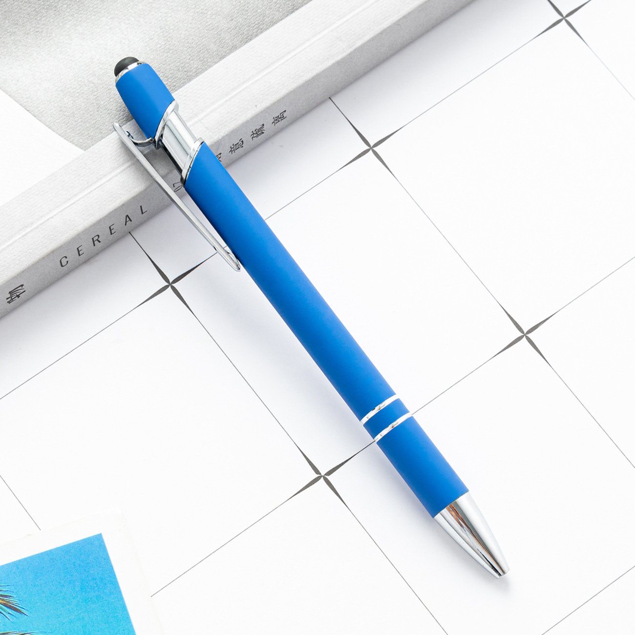 Wholesale 7pcs Metal Ballpoint Retractable Writing Pen 1.0 mm Black Ink for School Office Use