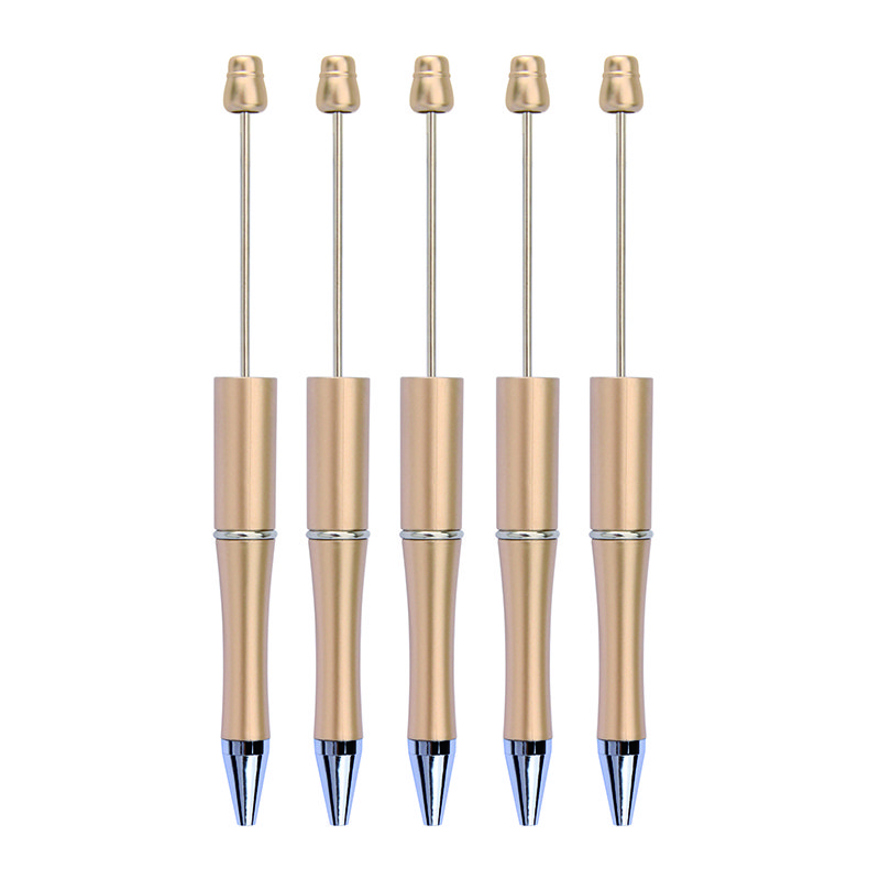 Wholesale 5pcs Diy Pen 2024 Novelty Decorative With Jewelry Bead Pen Add A Top Bead Creative DIY bead pens