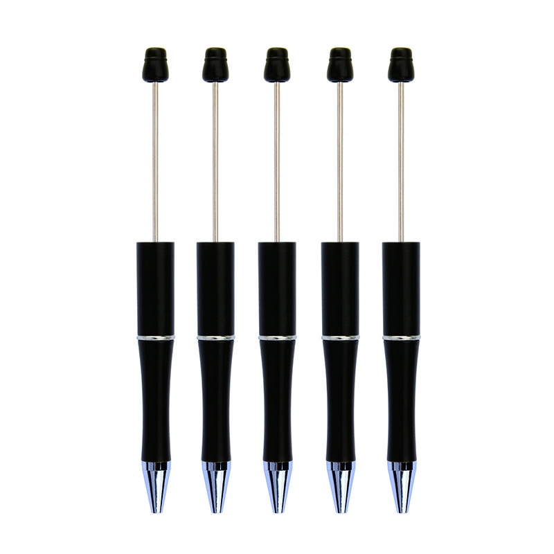 Wholesale 5pcs Diy Pen 2024 Novelty Decorative With Jewelry Bead Pen Add A Top Bead Creative DIY bead pens