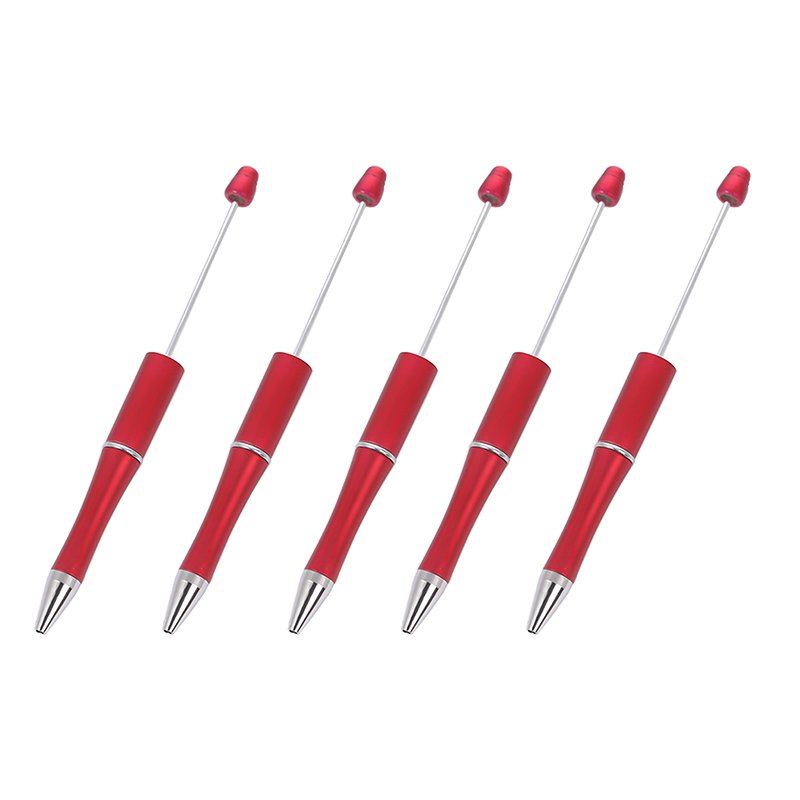 Wholesale 5pcs Diy Pen 2024 Novelty Decorative With Jewelry Bead Pen Add A Top Bead Creative DIY bead pens