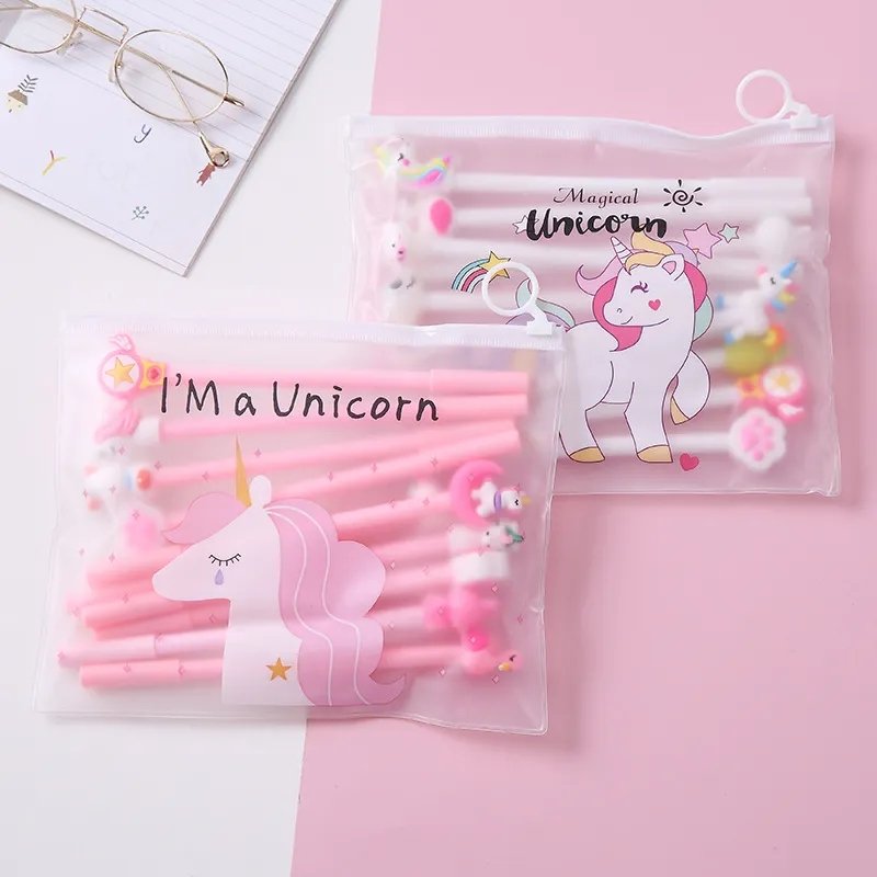 2023 girly kawaii ballpoint pen set for Ins Korean Japanese School Stationery Supply