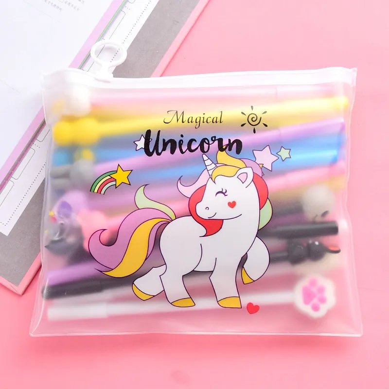 2023 girly kawaii ballpoint pen set for Ins Korean Japanese School Stationery Supply