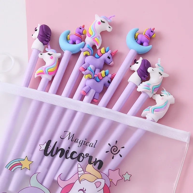 2023 girly kawaii ballpoint pen set for Ins Korean Japanese School Stationery Supply