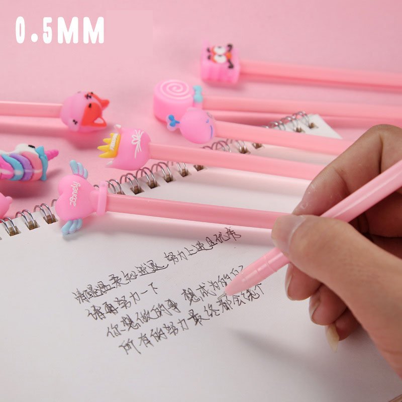 2023 girly kawaii ballpoint pen set for Ins Korean Japanese School Stationery Supply