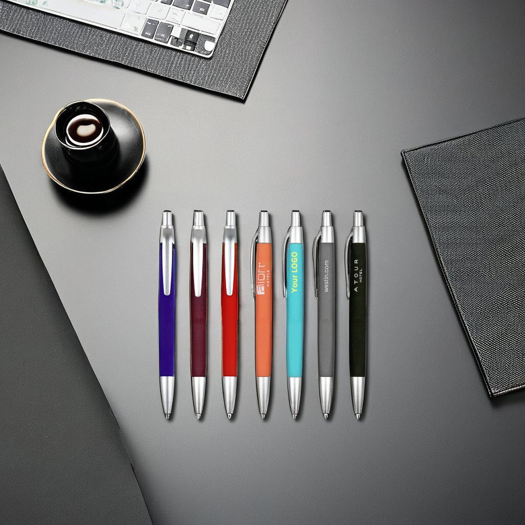 Hot Sell custom pen with logo And Writing Smoothly And Continuous Plastic Ballpoint Pen