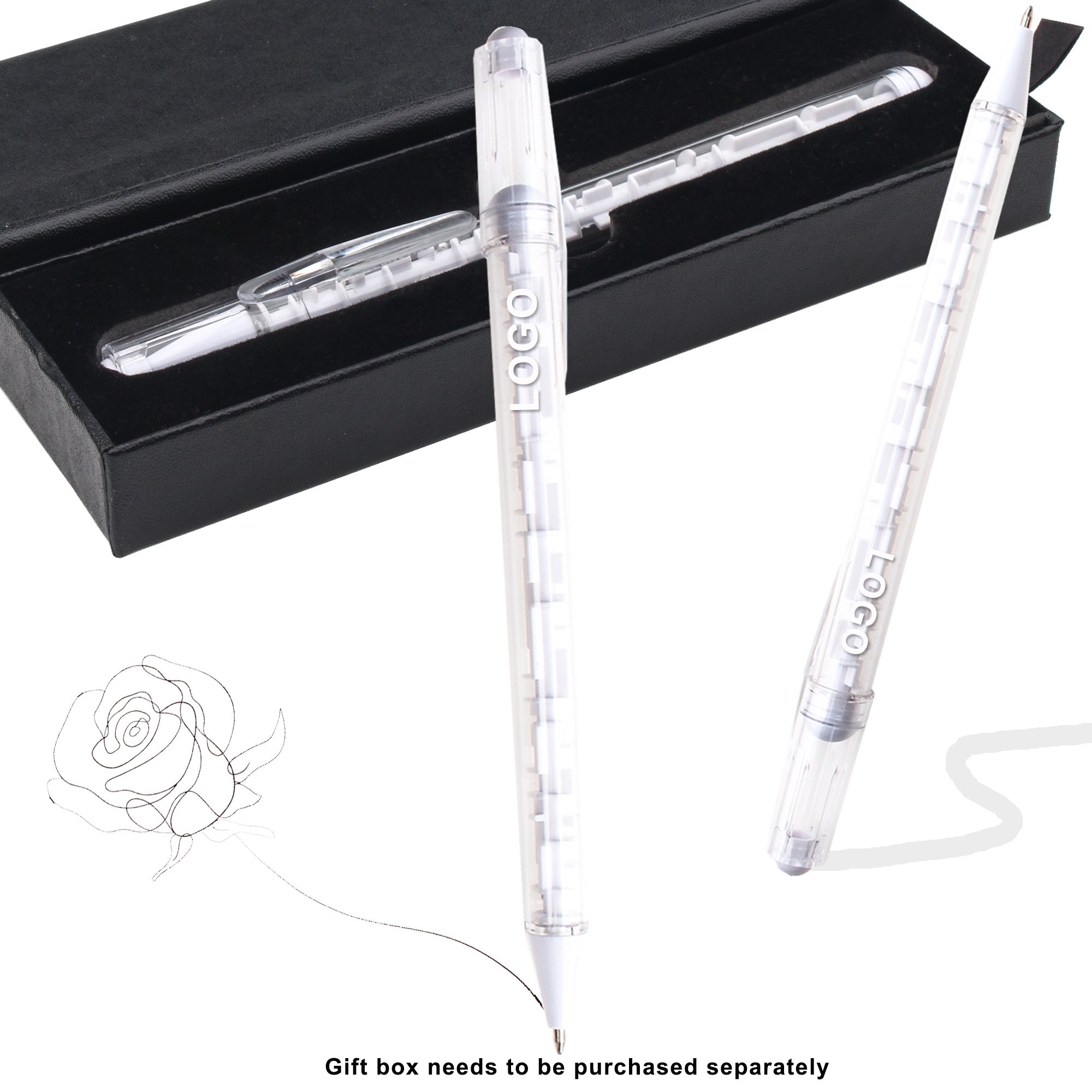 Maze Puzzle Novelty Unzipping Toy Plastic Ballpoint Pen With Rolling Custom Logo Print For School Stationery Supplies
