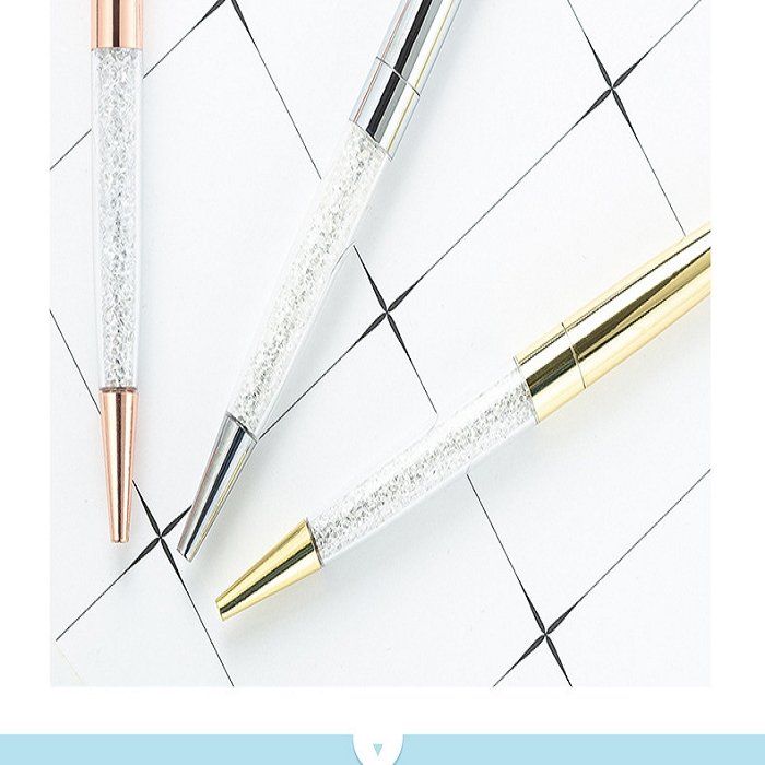 Custom logo ballpoint pen metal advertising ballpoint pen Crystal Stylus Pen