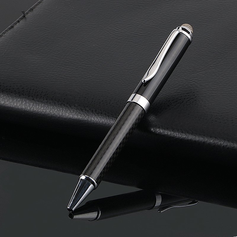 new Promotion Price Off Carbon Fiber Metal touch screen ball Pen stylus touch pen