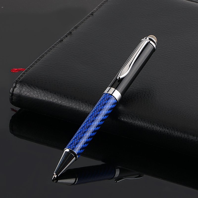 new Promotion Price Off Carbon Fiber Metal touch screen ball Pen stylus touch pen
