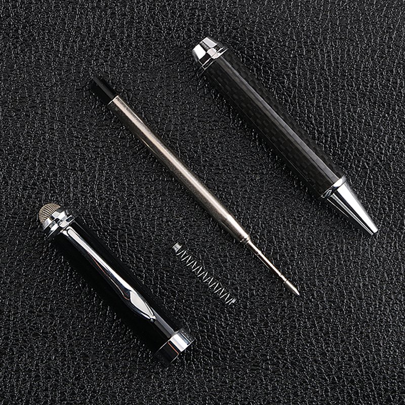 new Promotion Price Off Carbon Fiber Metal touch screen ball Pen stylus touch pen