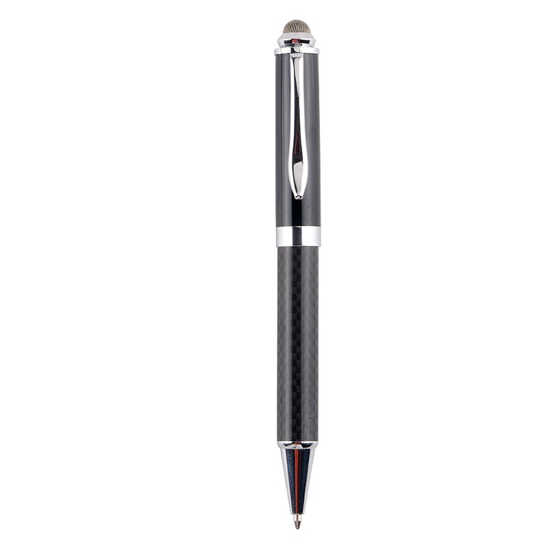 new Promotion Price Off Carbon Fiber Metal touch screen ball Pen stylus touch pen