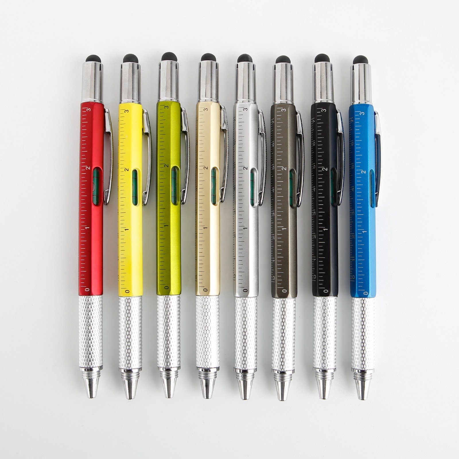 Multi Function Promotional Pen Multifunction Tool Pen Stylus Plastic Touch Custom LOGO Ballpoint Pen