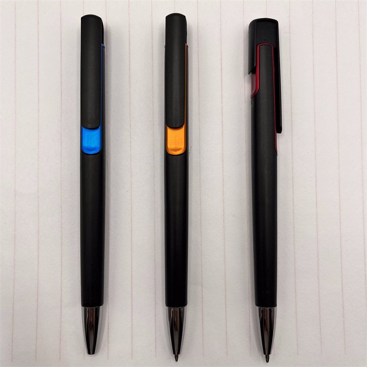 Wholesale spray painted ballpoint pens from manufacturers plastic advertising pens signature ballpoint pens printed logos