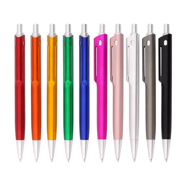 Plunger Action Innovative Product Ideas Gift Pens BallPoint Pen with Custom logo