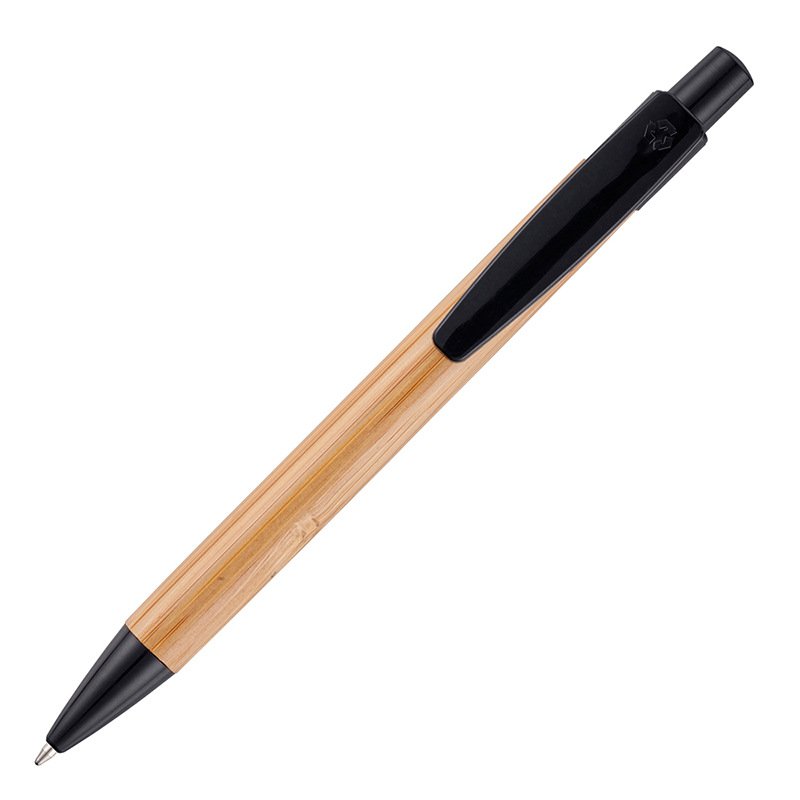 Natural bamboo Promotional Customized ballpoint Pen Engraved Eco Friendly Wood Gel BallPen With custom Logo