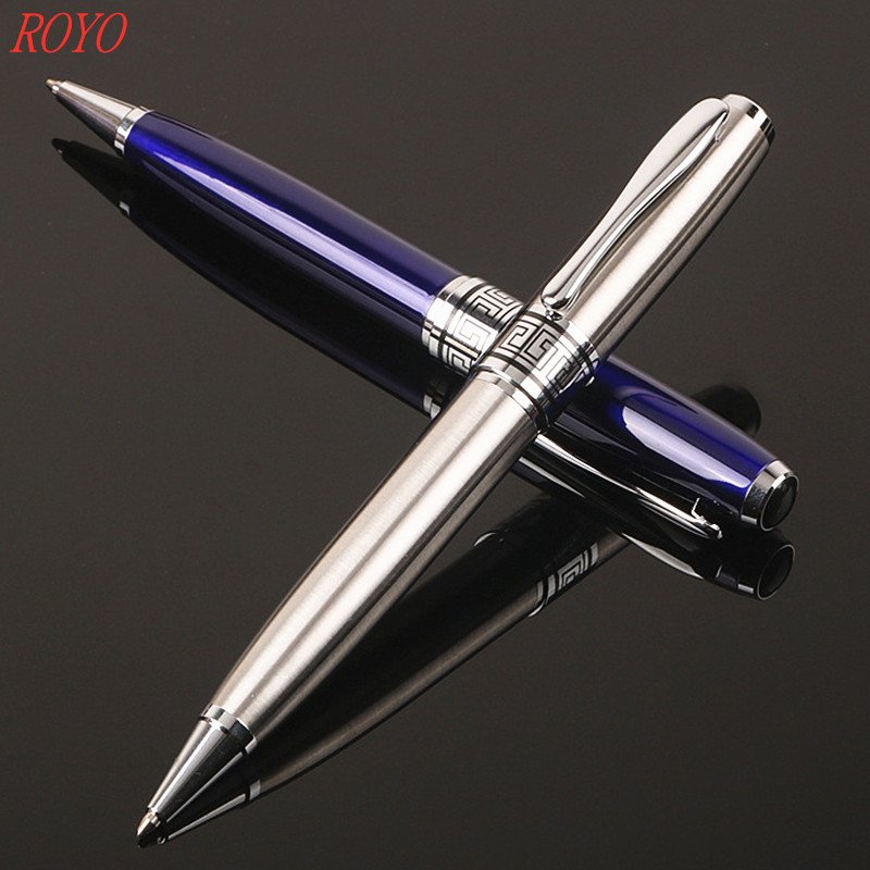 Luxury Heavy Metal Embossing Laser Engraving Logo Metal Brass Promotional Roller Ballpoint Pen- B-8626