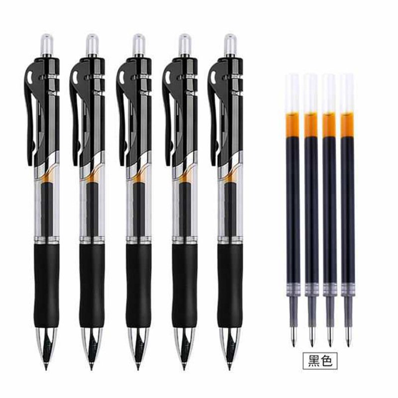China Made Premium smooth Writing Roller retractable Gel ink Ballpoint Pens with soft rubber grip