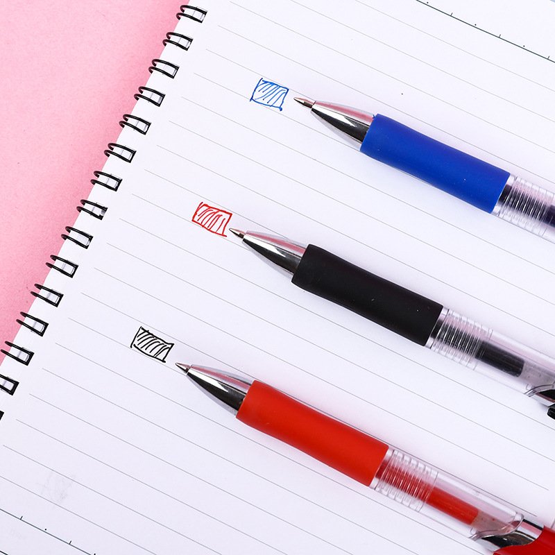 China Made Premium smooth Writing Roller retractable Gel ink Ballpoint Pens with soft rubber grip