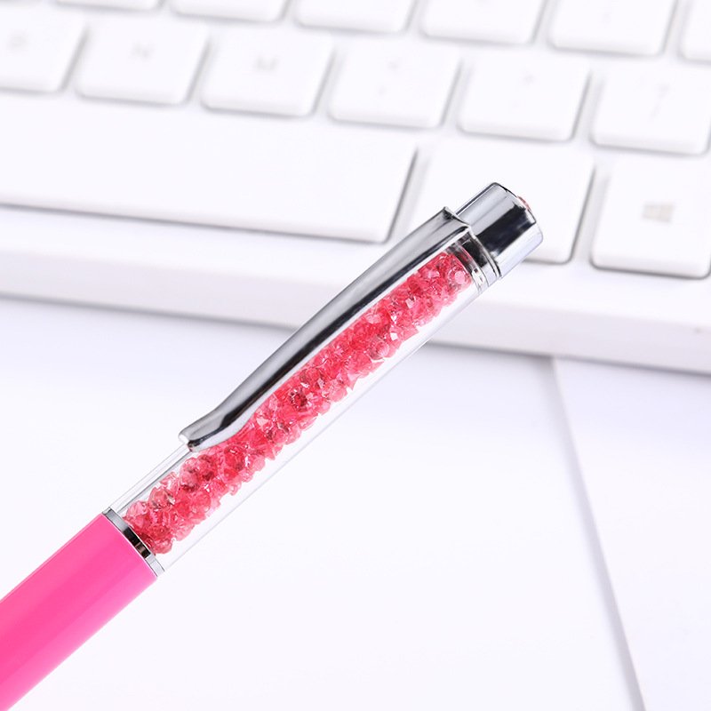 Metal Diamond Crystal Pen for Wedding gift Promotional Creative Bling Metal ballpoint pen custom