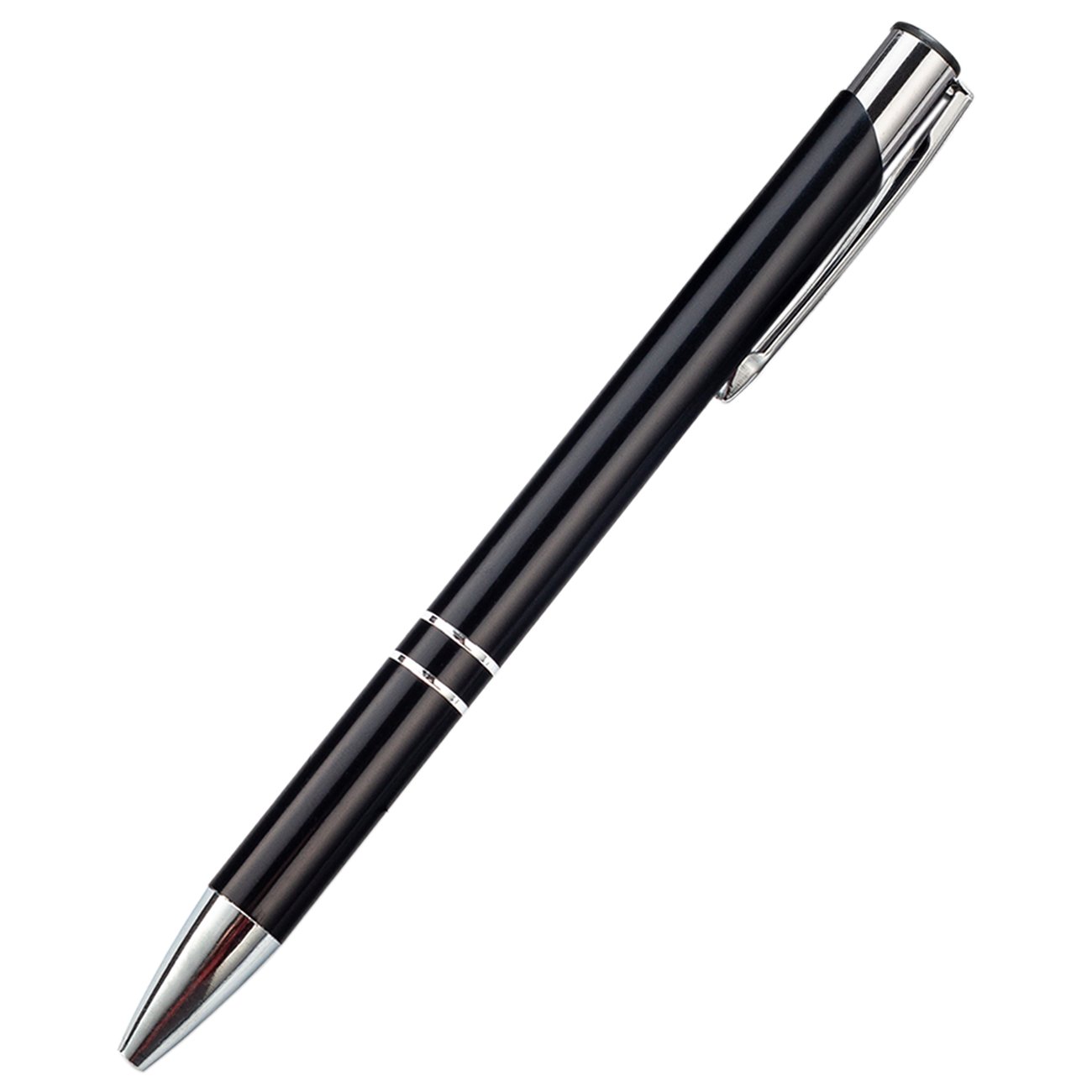 Wholesale Advertising personalized logo ballpoint for aluminum promotion vip Metals ball Pen with Clip metal pens