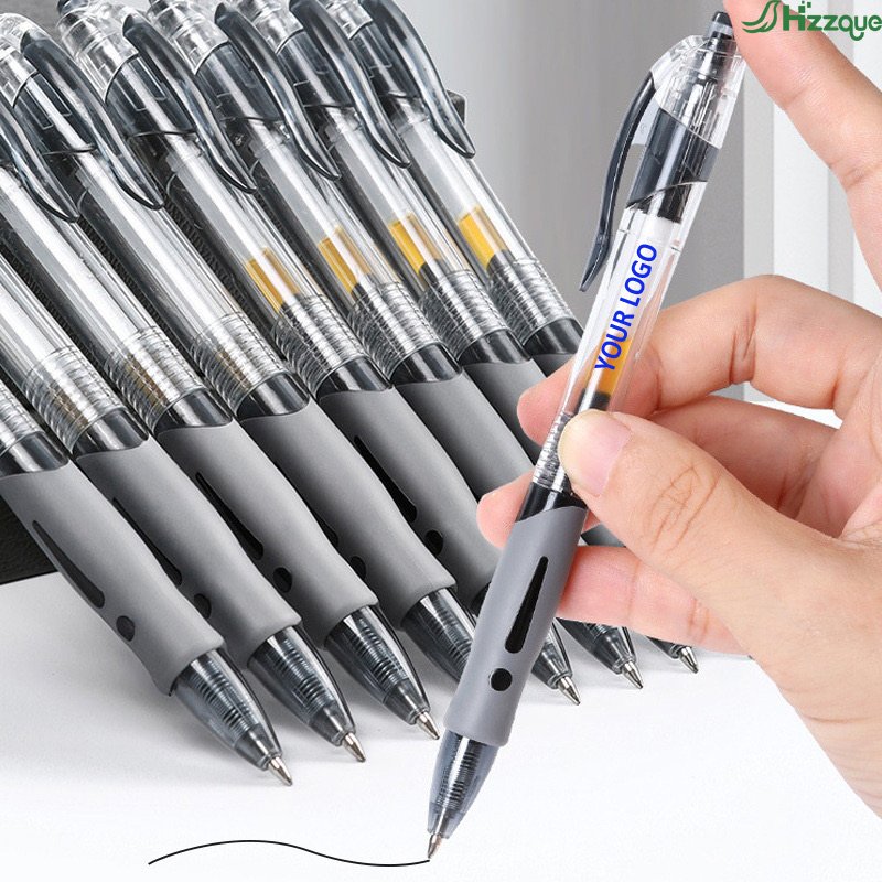 Custom Logo Multicolor Retractable Gel ink Pen Low Price Office And School Use Click Plastic Gel pen