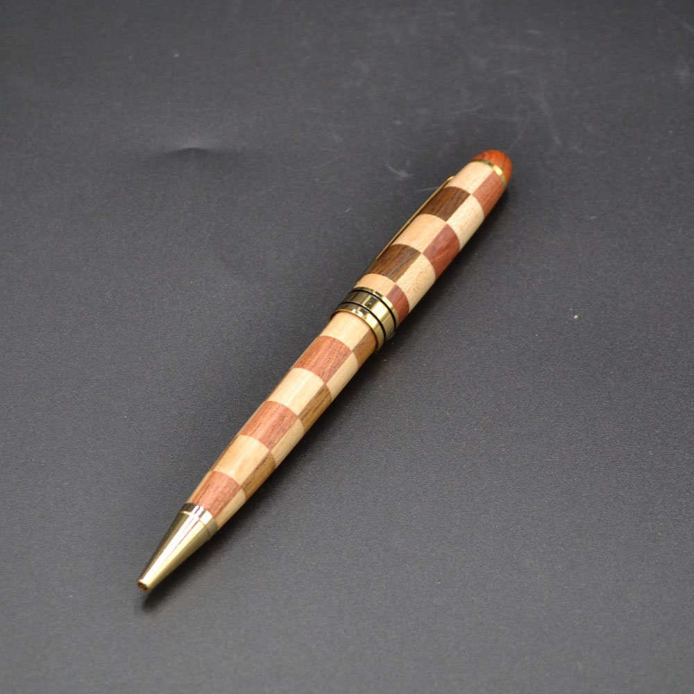 Customized Fine Natural Maple Solid Wood Ballpoint Pen for Graduation and Back to School