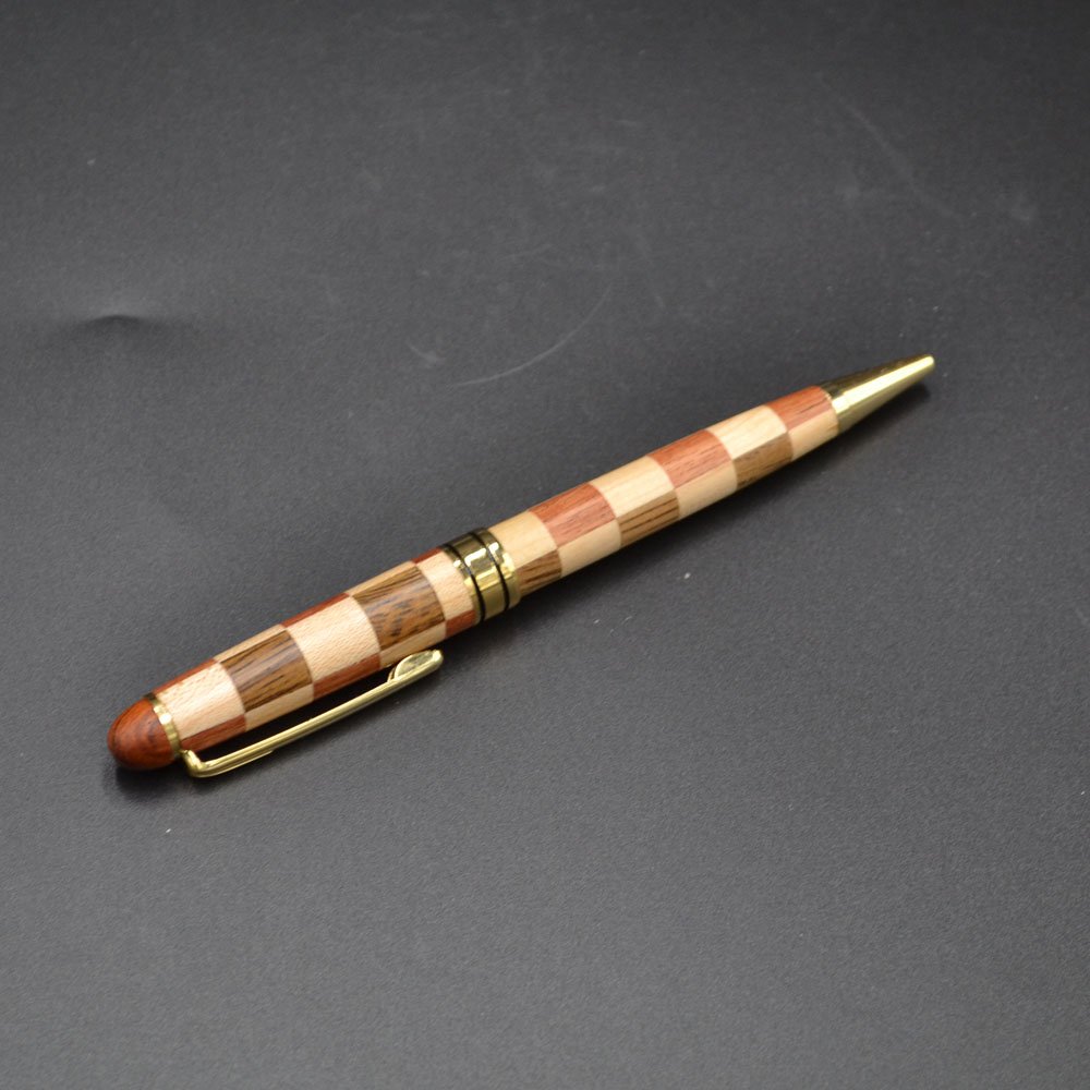 Customized Fine Natural Maple Solid Wood Ballpoint Pen for Graduation and Back to School