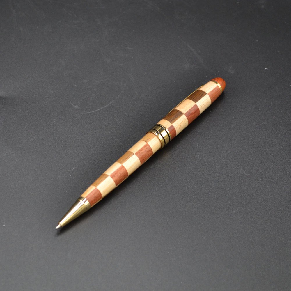 Customized Fine Natural Maple Solid Wood Ballpoint Pen for Graduation and Back to School