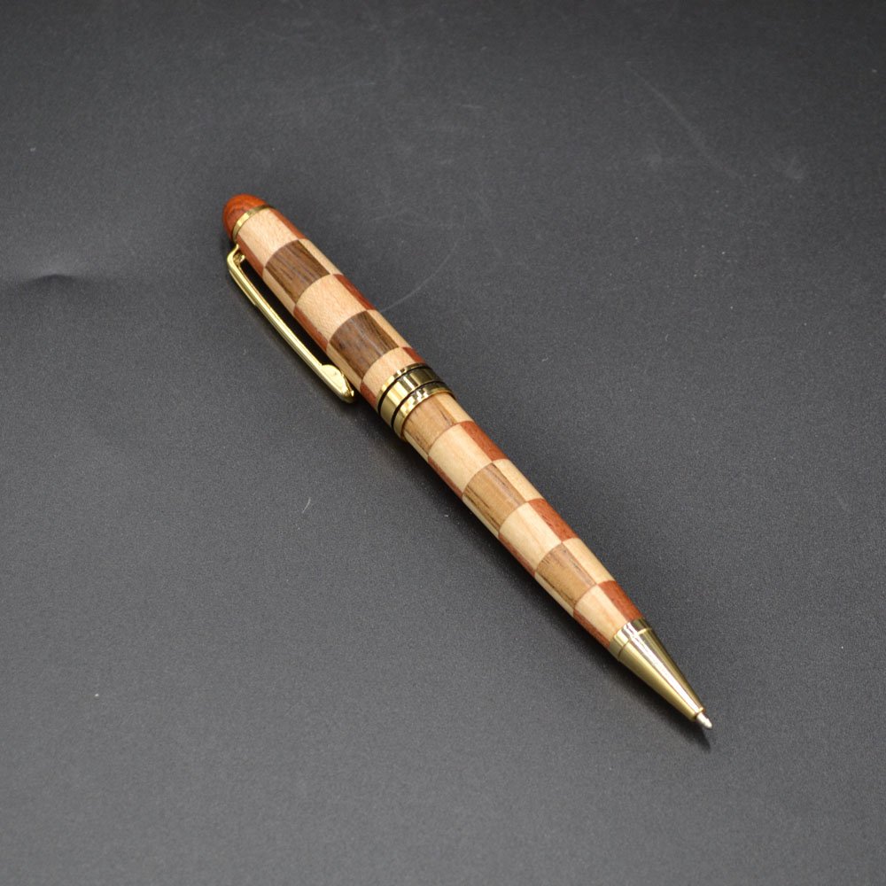 Customized Fine Natural Maple Solid Wood Ballpoint Pen for Graduation and Back to School