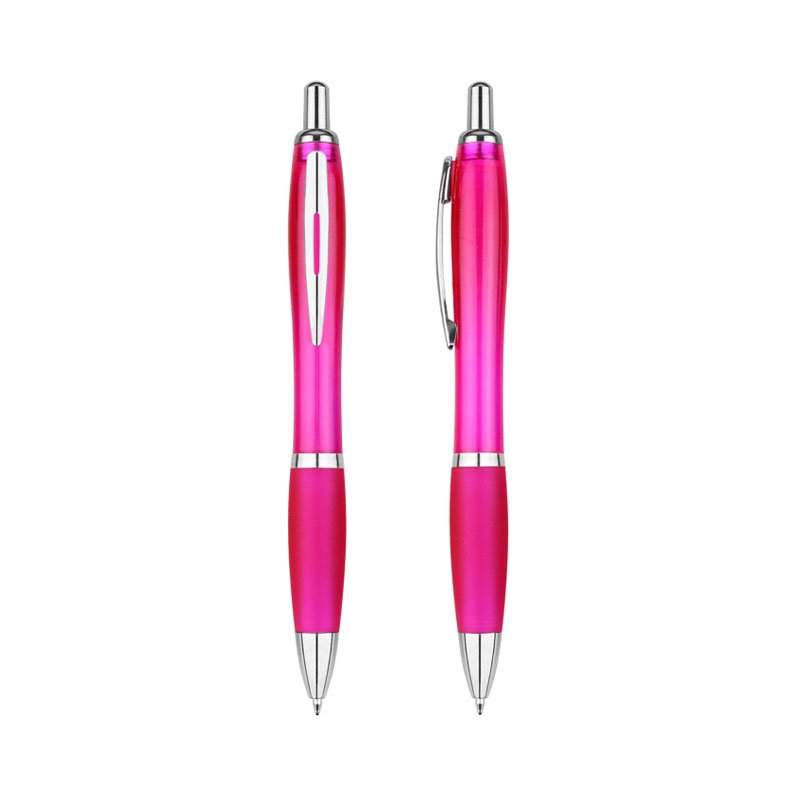 Colorful Custom Plastic Ball Pen Plastic Ball Point Pen Custom With Logo Promotion