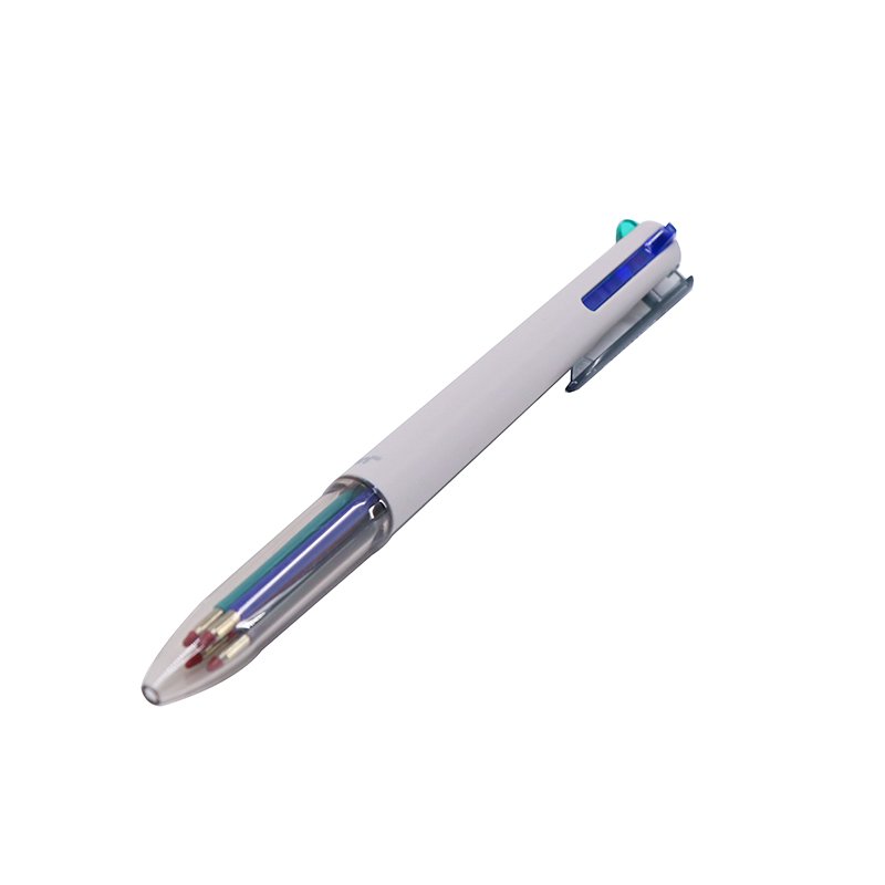 Custom 4 In 1 Ballpoint Pen Multi Color Plastic Ballpoint Pens For Office Supply Cheap