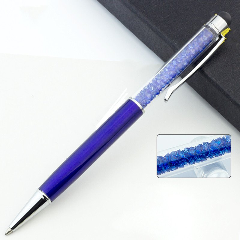 High Quality Promotional Ball Pen Metal Luxury Gift Customization Logo Printing Crystal Ballpoint Pen