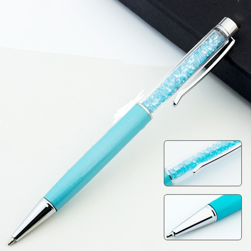High Quality Promotional Ball Pen Metal Luxury Gift Customization Logo Printing Crystal Ballpoint Pen