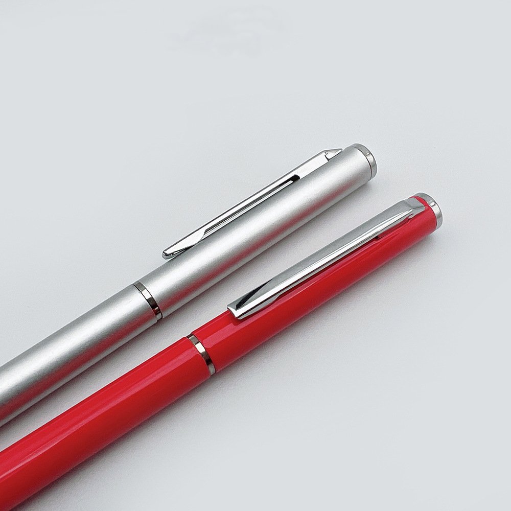 2023 New Hot Sale Business Metal Pen Slim Quality Gifts Office Advertising Ballpoint Pen Logo