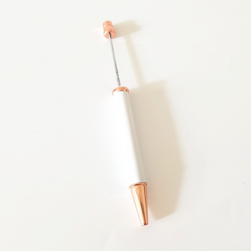 Uvdtf Sticker uv dtf transfer stickers Wholesale DIY beads school office writing pens plastic ballpoint pen custom beaded pens