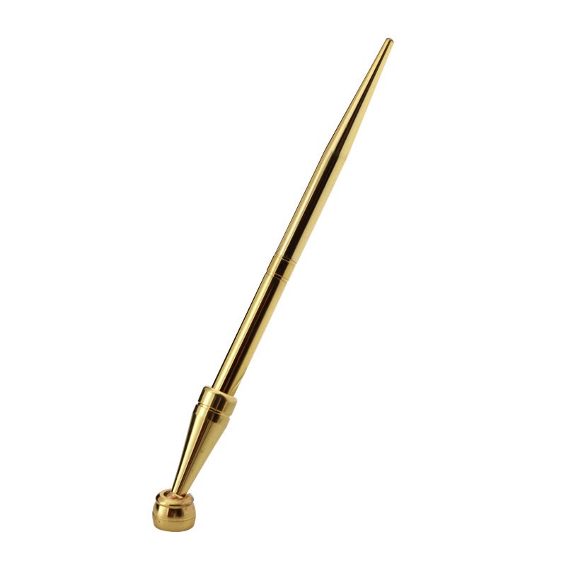 Table Desktop Stationary Ballpoint Pen Base Kit Plating Desk Pen Stand Single Pen Holder