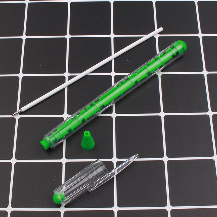 Toy Promotion Novelty Puzzle Labyrinth Game Custom Logo Plastic Funny Maze Ball Pen For Child