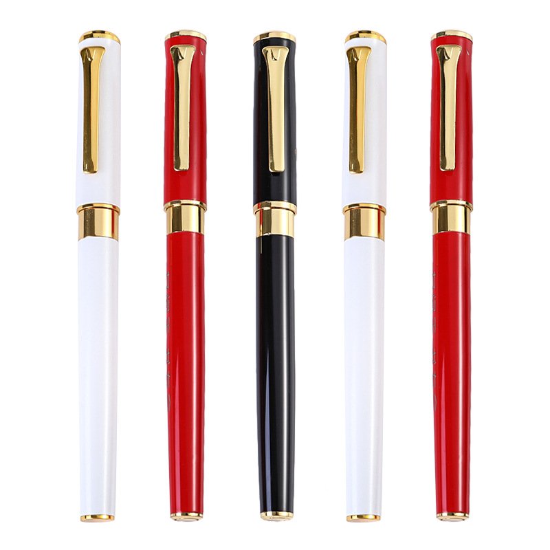 Factory direct selling metal ballpoint pen office business neutral pen creative advertising gift laser logo